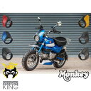 ホンダ モンキー125用 メーターバイザー ヘッドライトカウルHonda Monkey 125 MonQeyKing Meter Visor Head Light Cowl JB02 JB03