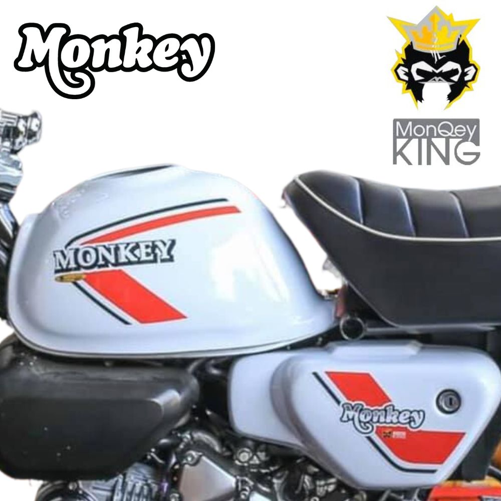 ホンダ モンキー125用タンクカバー + サイドカバー / MonQeyKing 『That’s70's Style』 Tank Cowl + Side Covers For Honda Monkey125 JB02 JB03