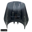ホンダ レブル250/500スモークメーターバイザー ウインドシールドV2/ MotoLordd Honda Rebel CMX 300 - 500 Smoke...