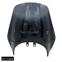 ホンダ レブル250/500スモークメーターバイザー ウインドシールドV2/ MotoLordd Honda Rebel CMX 300 - 500 Smoked Meter Visor Windshield