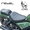 ホンダ レブル250/500交換用 ペアシート /モトロードHonda Rebel CMX 300 500 Front and Back Seat MotoLo...