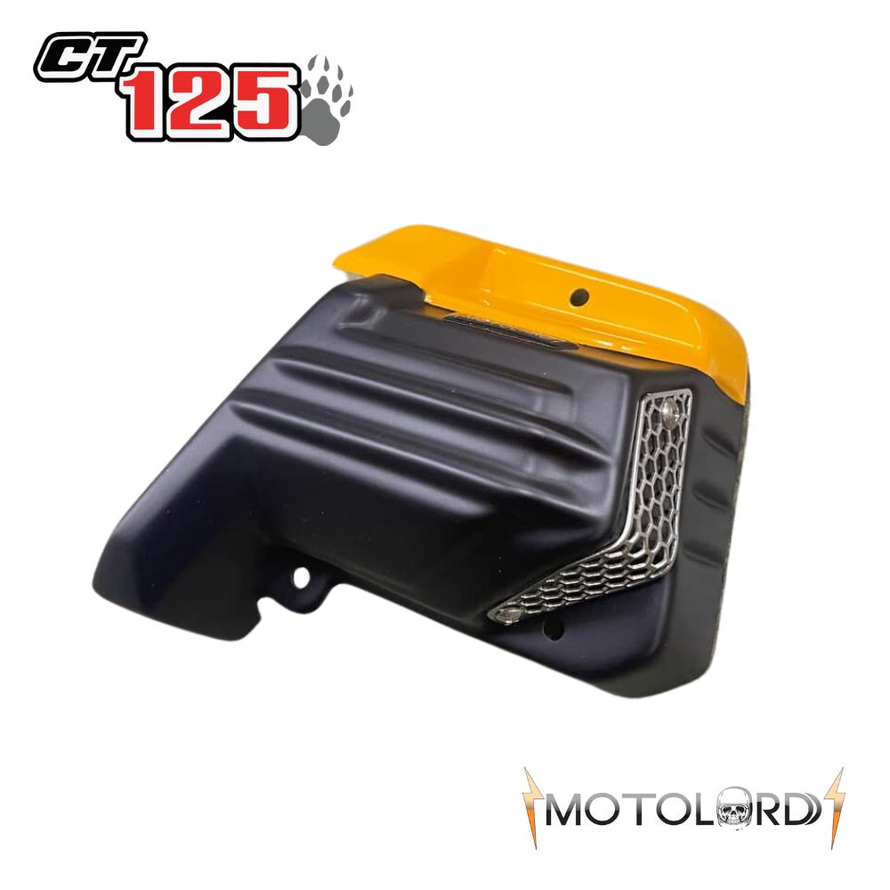 MotolordD モトロード ホンダ ハンターカブ CT125エアフィルターカバー［Yellow］MOTOLORDD Air Filter Cover for HONDA CT125 JA55 JA65