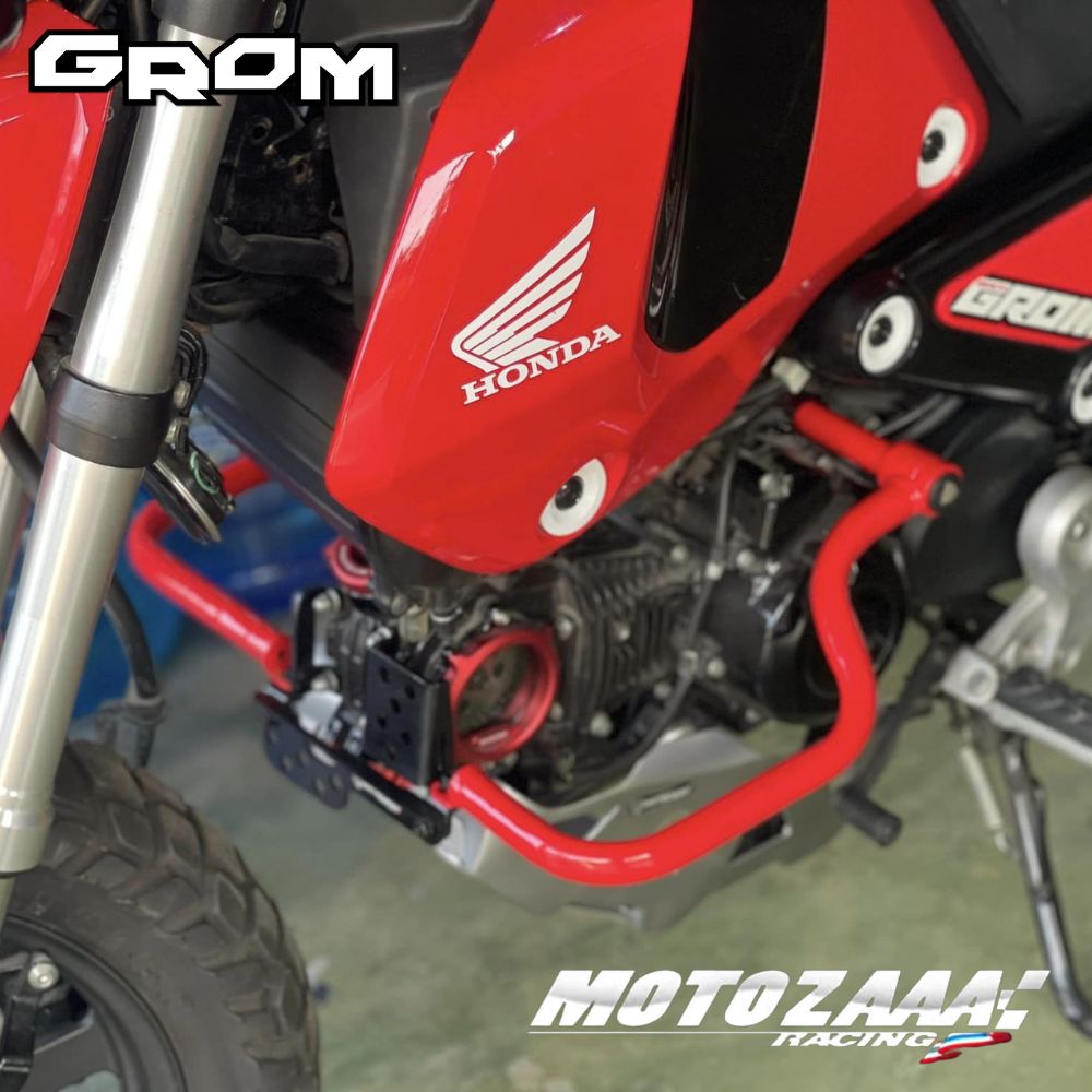 ホンダ GROM用 クラッシュバー エンジンガード MOTOZAAA Crash Side Bar for HONDA GROM JC92