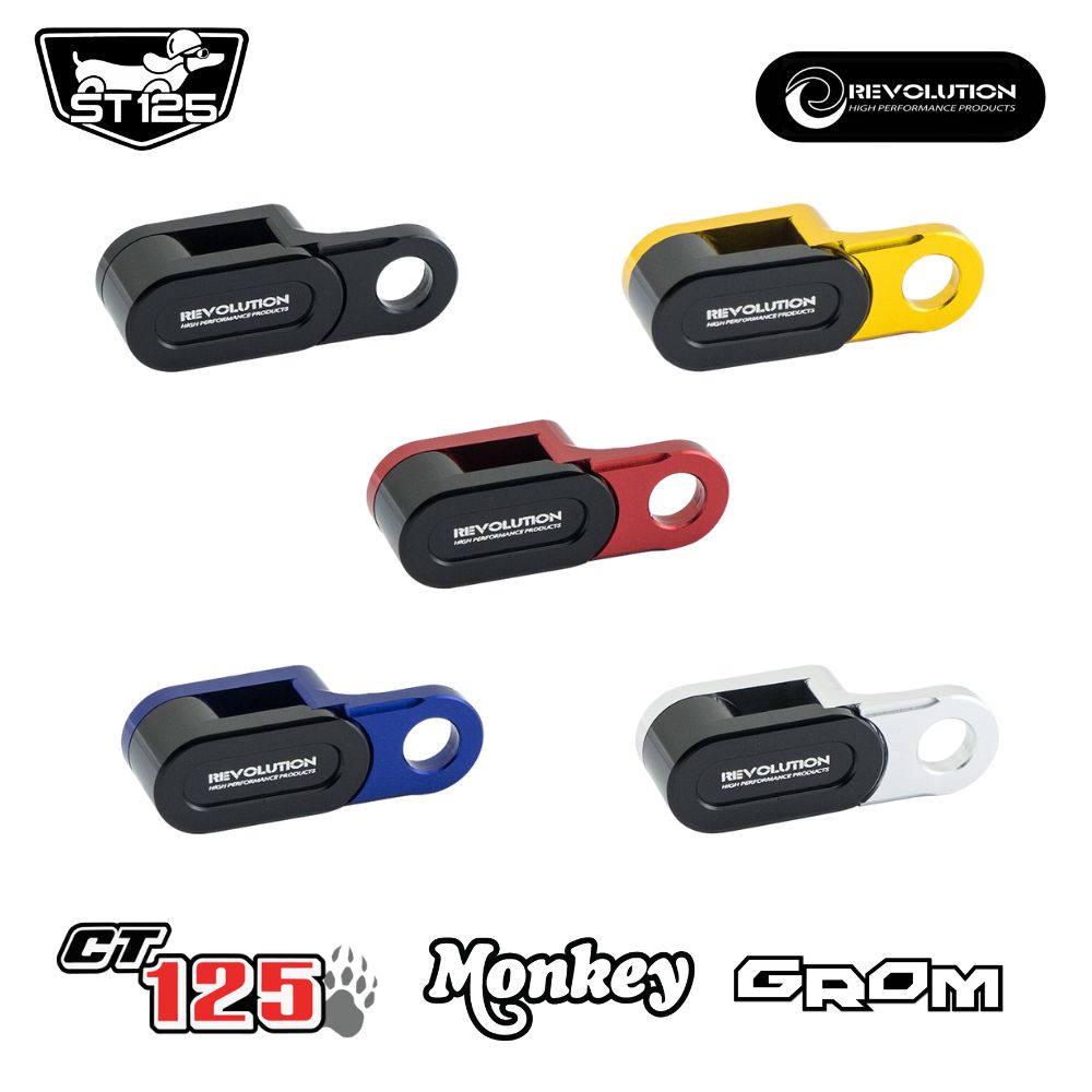 REVOLUTION ケーブルホルダー ホンダ ハンターカブ モンキー125 ダックス125 GROM 共通 / Sensor Cable Holder for Honda CT125 Monkey125 DAX125 Grom MSX125