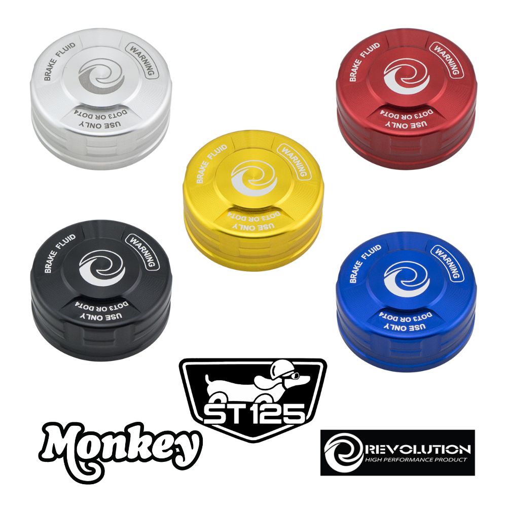 REVOLUTION リアブレーキオイルタンクキャップ ホンダ モンキー125 ダックス125共通 /Rear Brake Oil Cap for HONDA MONKEY125 DAX125 ST125 JB02 JB03 JB04