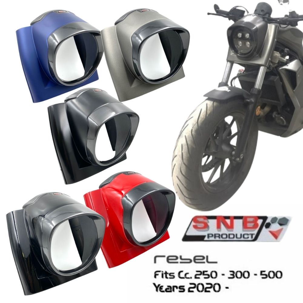 SNB ホンダ レブル250/500 フロントカウル/ショックライトカバー2020~/Shock Light Cover for Honda Rebel CMX 300-500 2020～