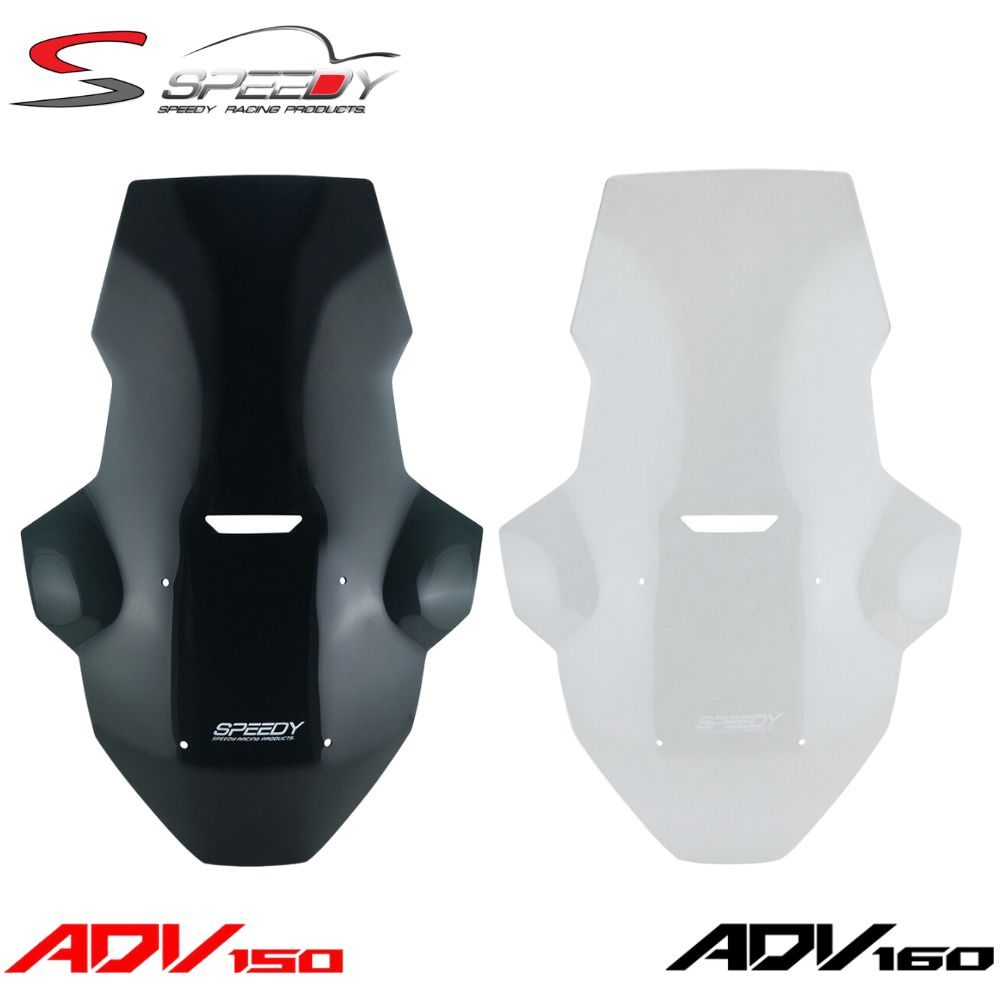 SPEEDY ホンダ ADV160/150ウインドシールド Windsheild #03 V2 Smoke /Clear For Honda ADV160/150 ウインドスクリーン スモーク/クリア