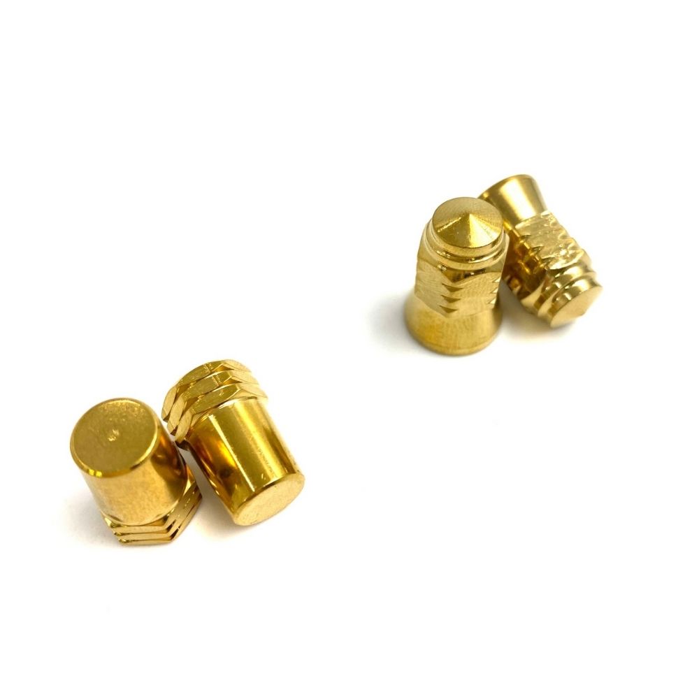 Rakuten - 汎用アルミ削り出し エアバルブキャップ 2個セット/Air Valve Cap 2pcs