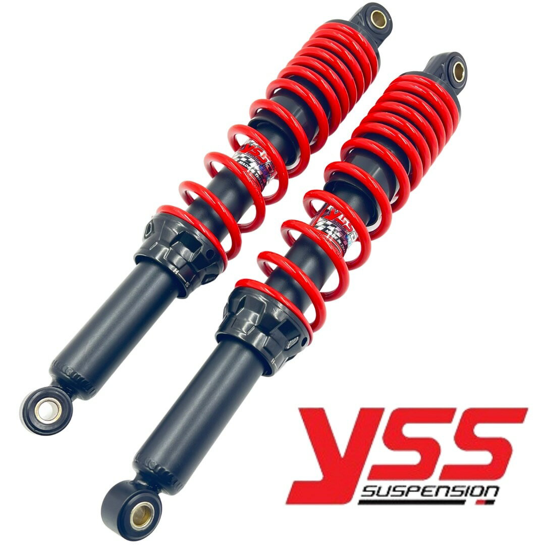 YSSサスペンション DTGリアショックアブソーバー ホンダ ハンターカブ CT125 クロスカブ リアサスペンション 385mm ［レッド］RB220-385P-04-85