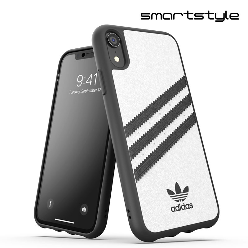 アディダス スマホケース メンズ adidas アディダス スマホケース iPhone XR ケース アイフォン カバー スマホケース 耐衝撃 TPU SAMBA サンバ ホワイト 白 ※当店限定1年保証※