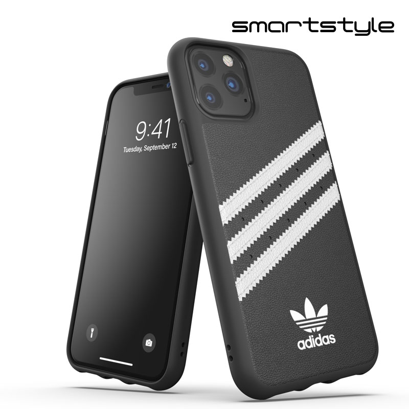 adidas アディダス スマホケース iPhone 11 Pro ケース アイフォン カバー スマホケース 耐衝撃 TPU SAMBA サンバ ブラック 黒