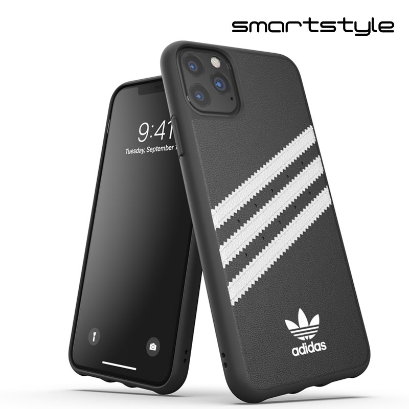 【※返品不可※アディダス在庫処分品】 adidas アディダス スマホケース iPhone 11 Pro Max ケース スマホケース 耐衝撃 TPU SAMBA サンバ ブラック 黒