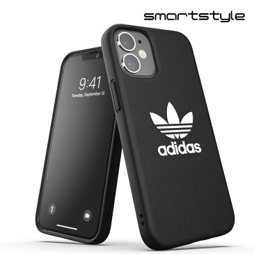 adidas アディダス スマホケース iPhone 12 Mini ケース アイフォン カバー スマホケース 耐衝撃 TPU BASIC ブラック 黒