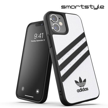 adidas アディダス スマホケース iPhone 12 Mini ケース アイフォン カバー スマホケース 耐衝撃 TPU SAMBA サンバ ホワイト 白