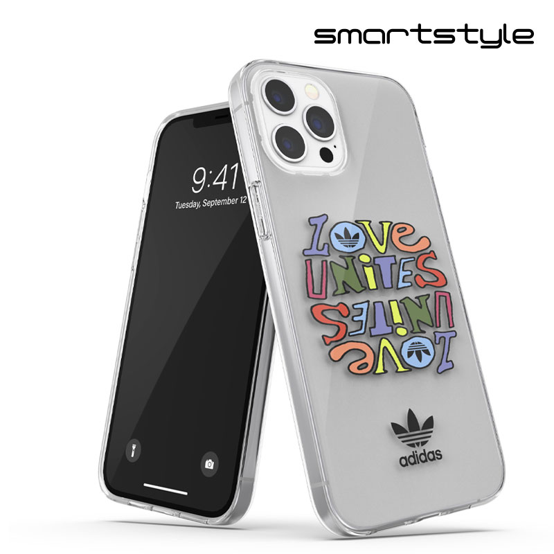 アディダス スマホケース メンズ adidas アディダス スマホケース iPhone 12 Pro Max ケース アイフォン カバー スマホケース 耐衝撃 TPU PRIDE プライド レインボー プリント 柄 カラフル ※当店限定1年保証※