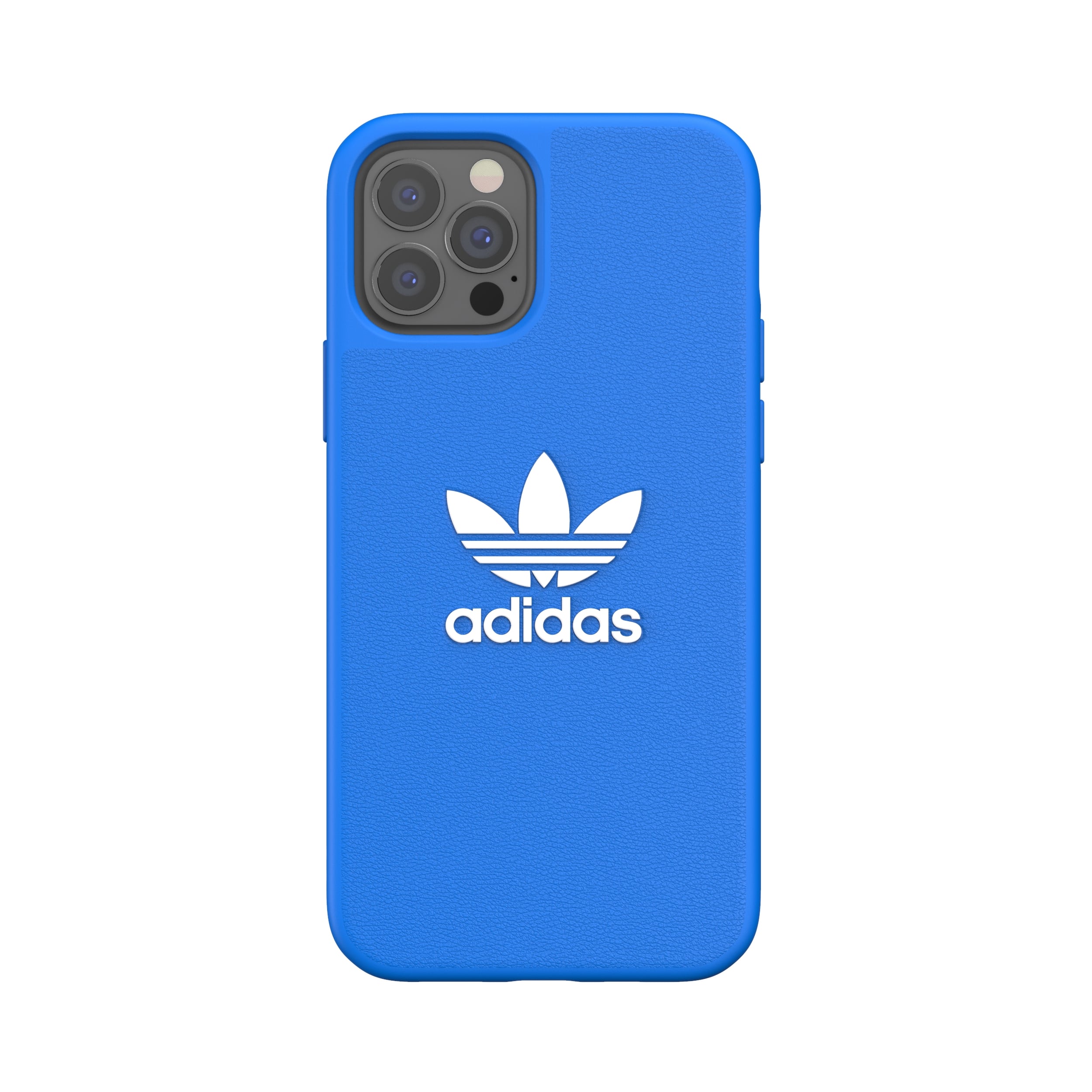 adidas アディダス スマホケース iPhone12 / iPhone12pro ケース アイフォン カバー スマホケース 耐衝撃 TPU BASIC ブルーバード 青