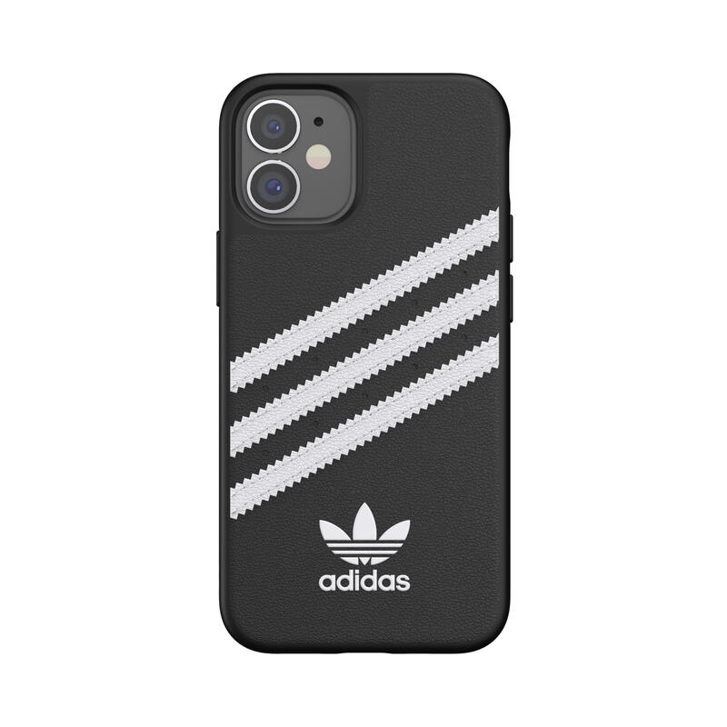 adidas アディダス スマホケース iPhone 12 Mini ケース アイフォン カバー スマホケース 耐衝撃 TPU SAMBA サンバ ブラック 黒