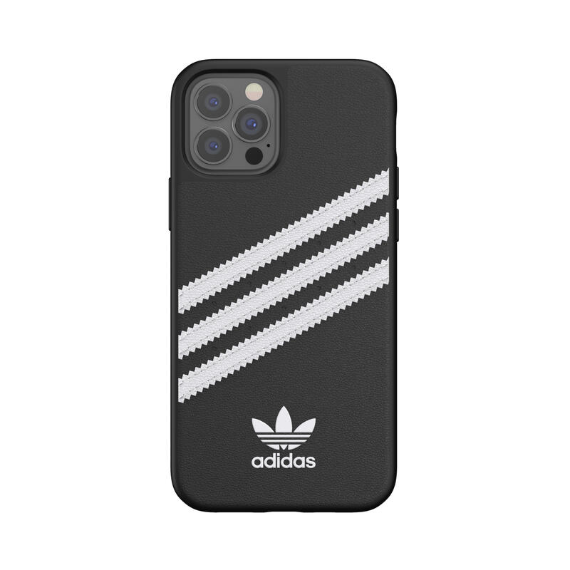 adidas アディダス スマホケース iPhone12 / iPhone12pro ケース アイフォン カバー スマホケース 耐衝撃 TPU SAMBA サンバ ブラック 黒