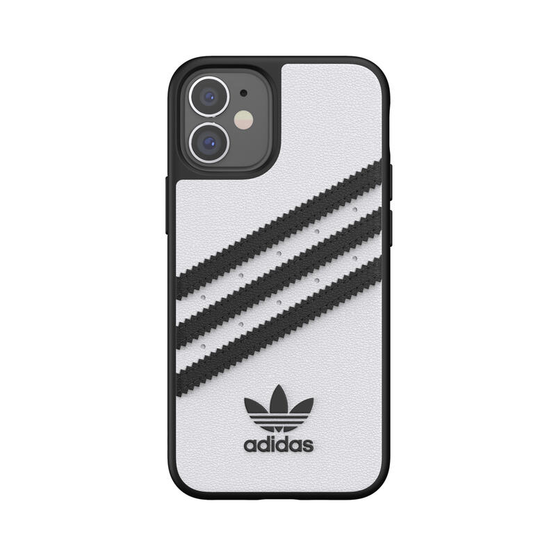 adidas アディダス スマホケース iPhone 12 Mini ケース アイフォン カバー スマホケース 耐衝撃 TPU SAMBA サンバ ホワイト 白