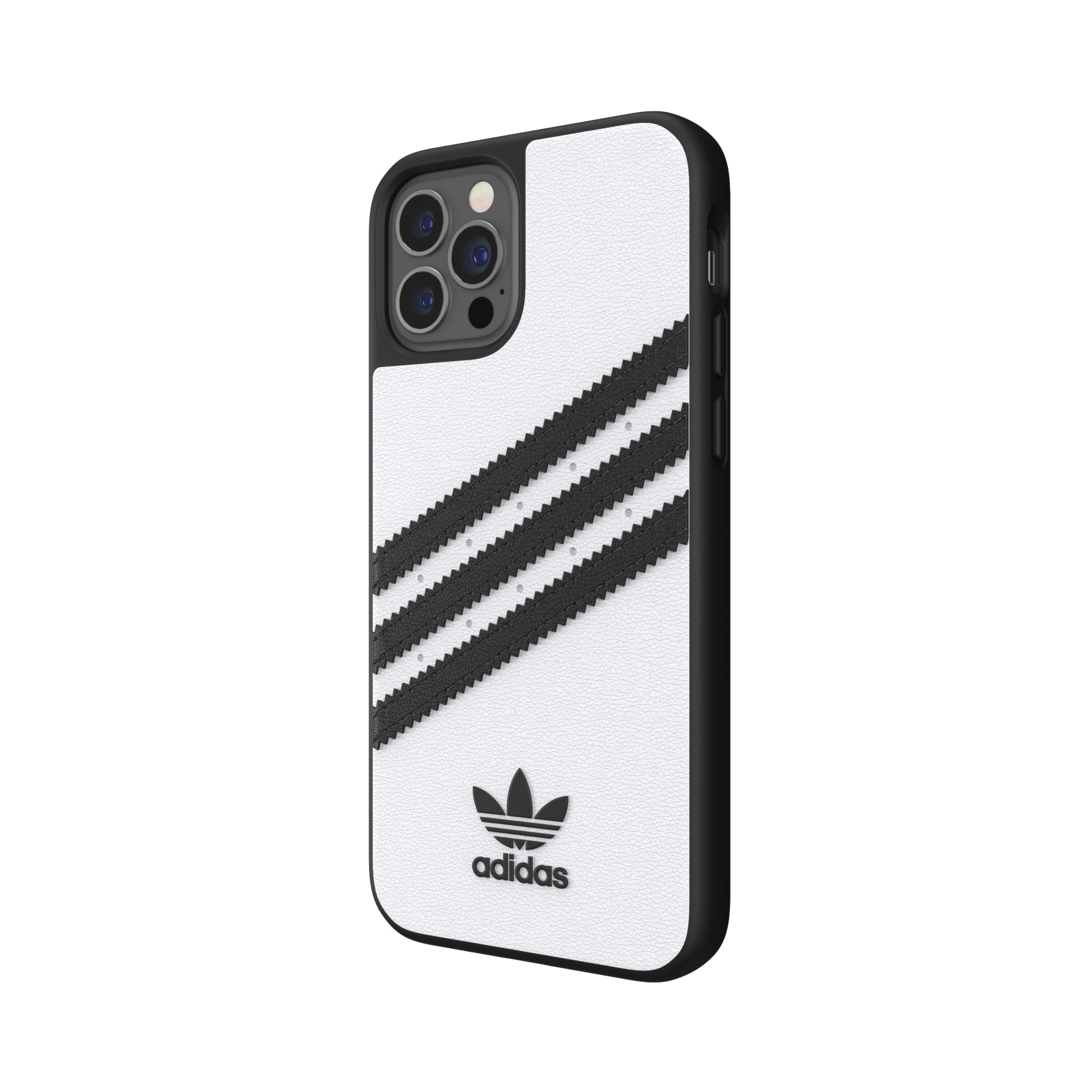 adidas アディダス スマホケース iPhone12 / iPhone12pro ケース アイフォン カバー スマホケース 耐衝撃 TPU SAMBA サンバ ホワイト 白