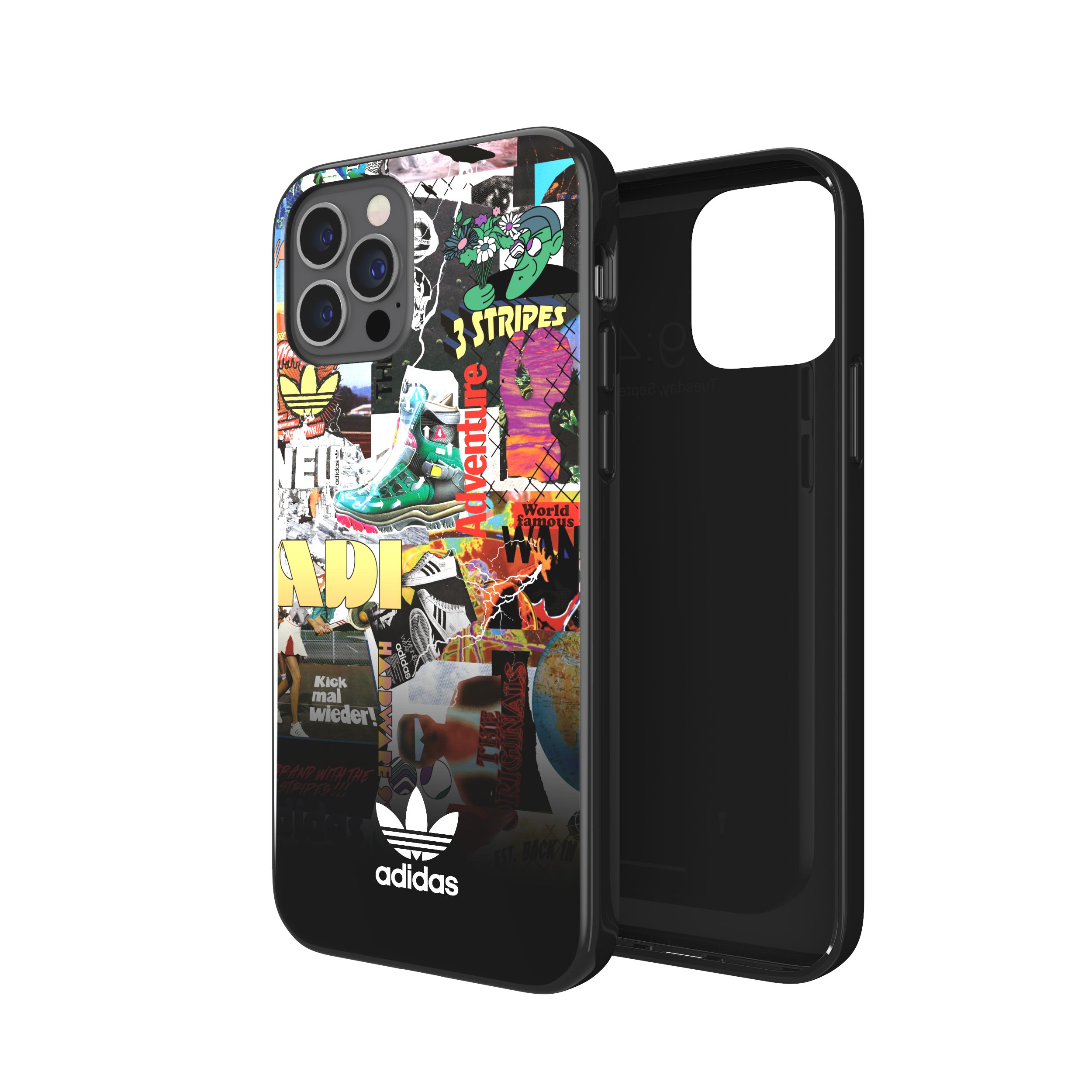 adidas アディダス スマホケース iPhone12 / iPhone12pro ケース アイフォン カバー スマホケース 耐衝撃 TPU グラフィック プリント 柄 カラフル アイフォン12 アイフォーン12 pro