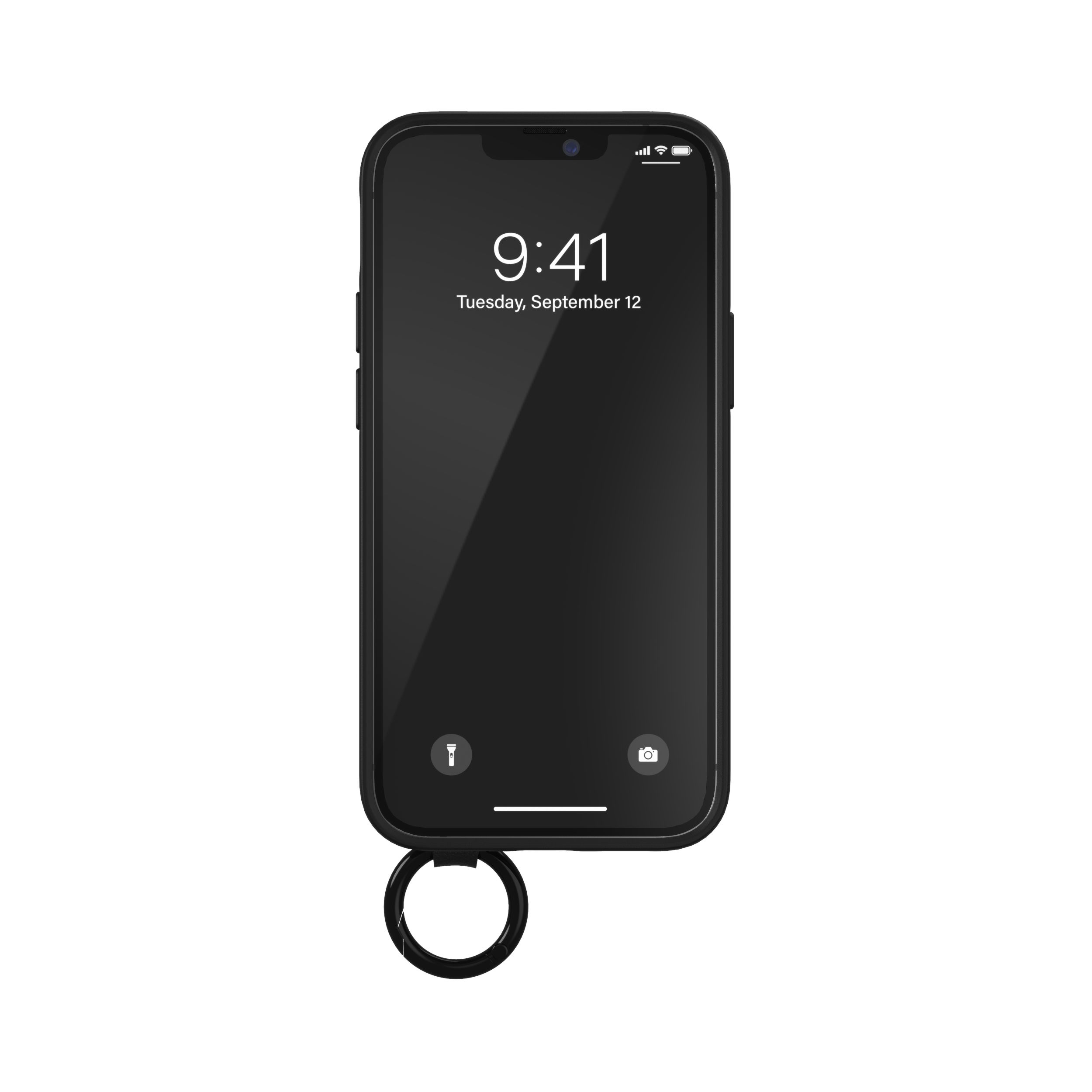 adidas アディダス スマホケース iPhone 12 Mini ケース アイフォン カバー スマホケース ハンドストラップ ベルト 落下防止 スタンド機能 ブラック 黒