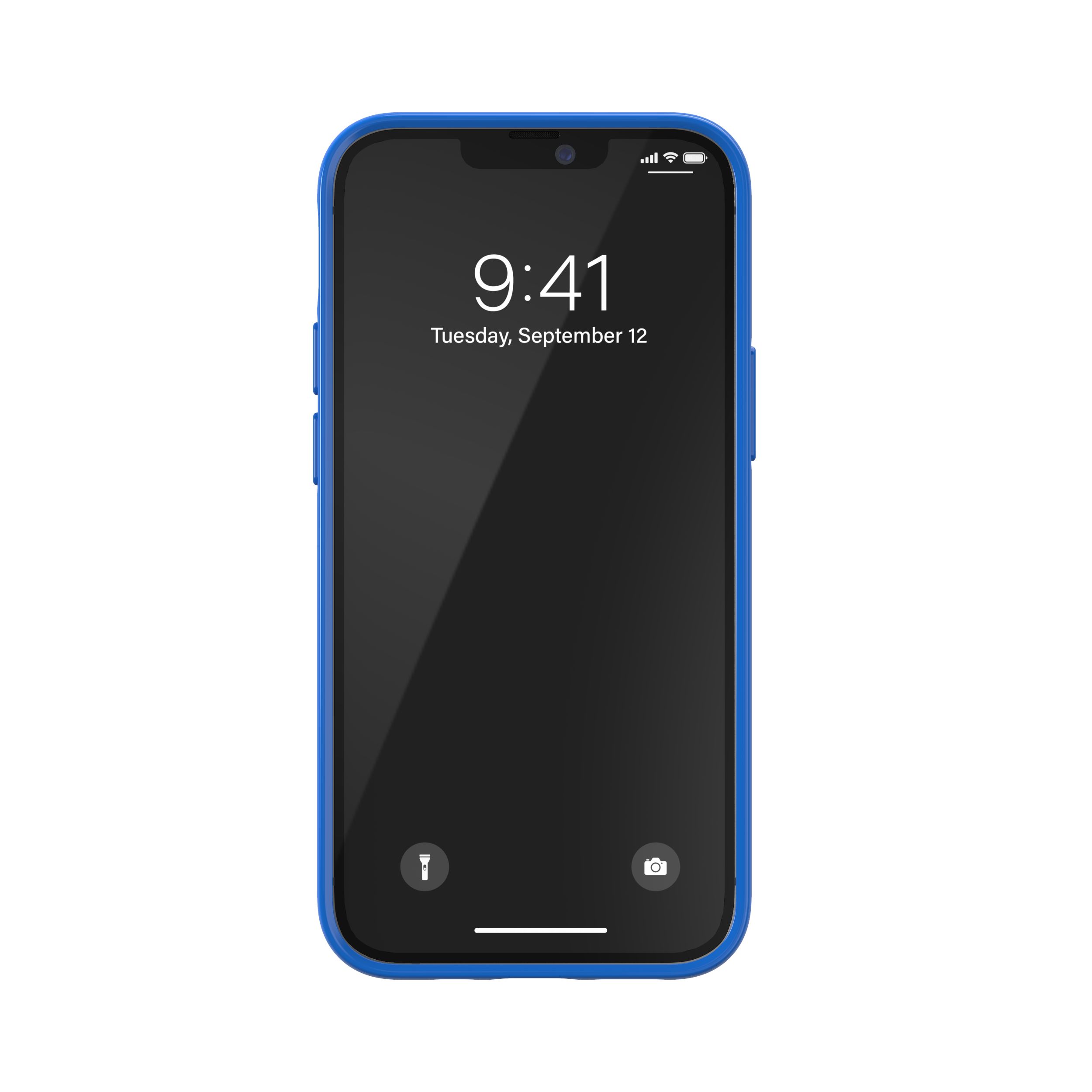 adidas アディダス スマホケース iPhone 12 Mini ケース アイフォン カバー スマホケース 耐衝撃 TPU 光沢 ロゴ ブルーバード 青