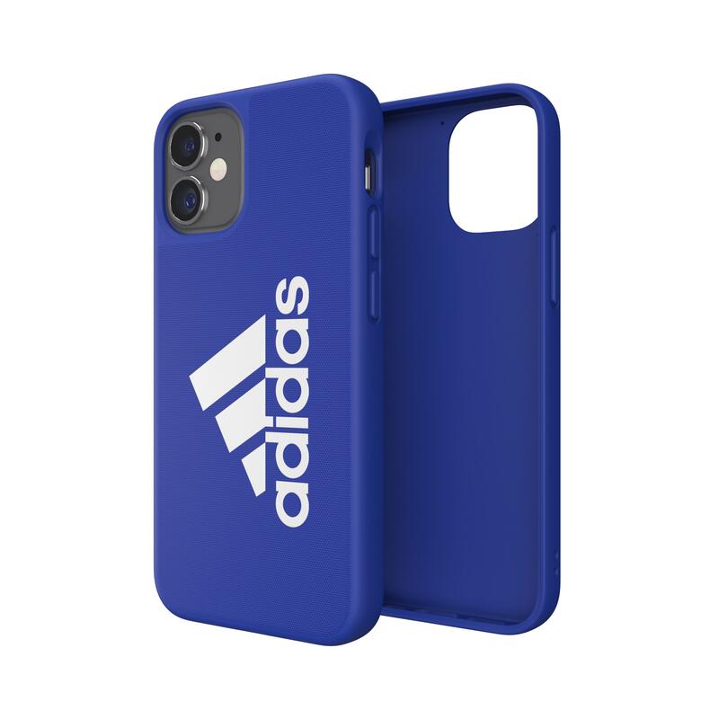 adidas アディダス スマホケース iPhone 12 Mini ケース アイフォン カバー スマホケース アイコニック スポーツ ロゴ 耐衝撃 軽量 TPU パワーブルー 青