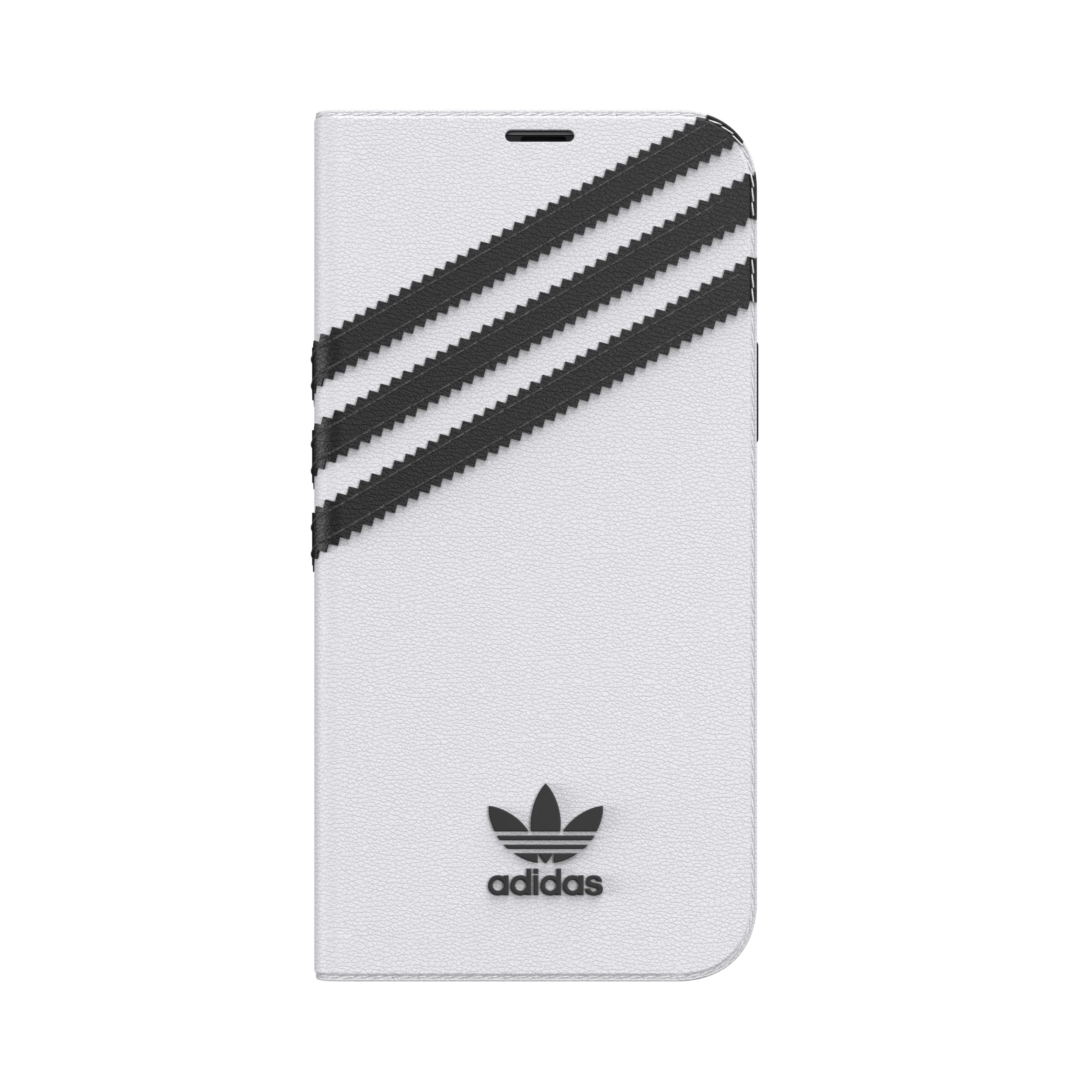 adidas アディダス スマホケース iPhone12 / iPhone12pro 手帳型ケース アイフォン 手帳 ケース カバー スマホケース 耐衝撃 TPU SAMBA サンバ ホワイト 白