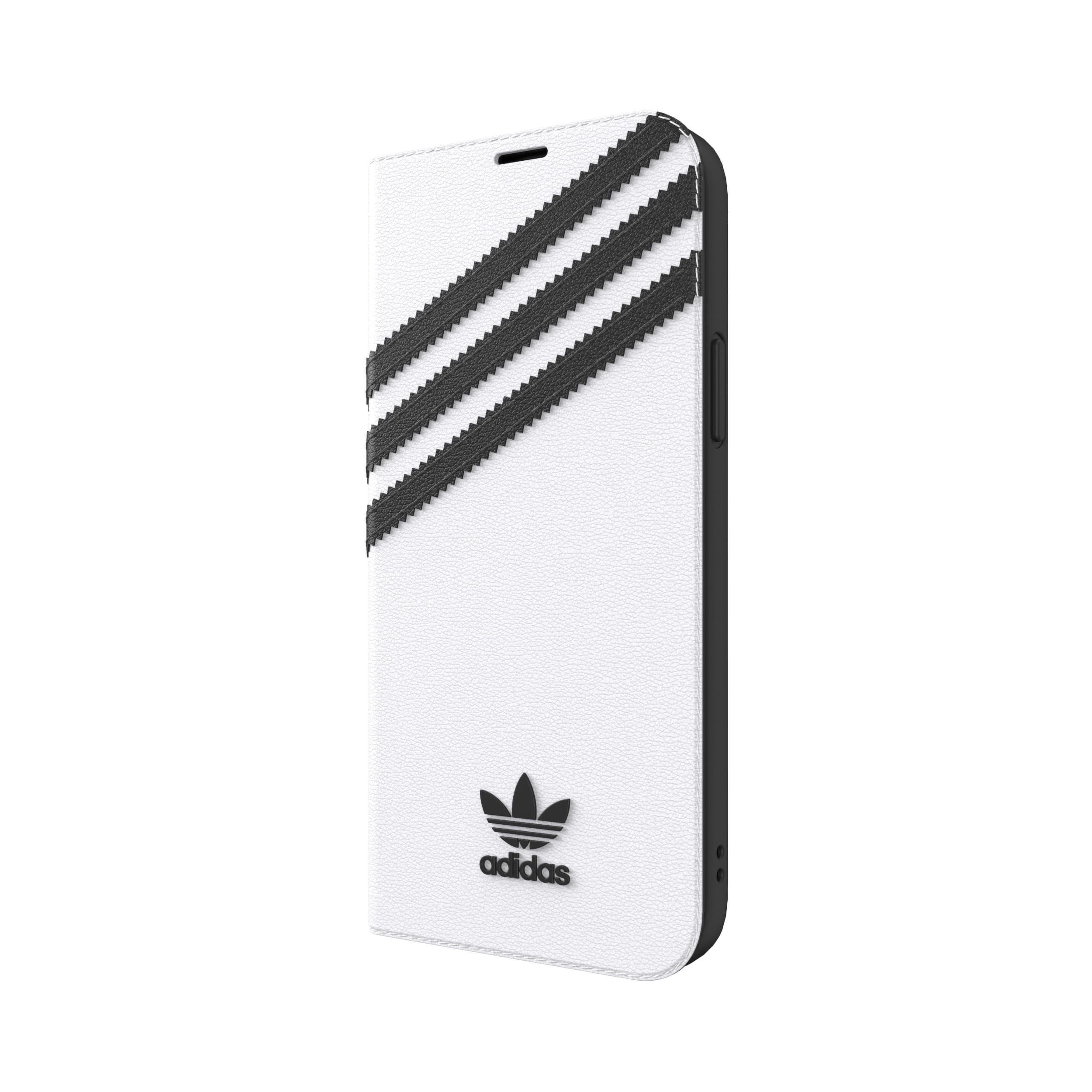 adidas アディダス スマホケース iPhone12 / iPhone12pro 手帳型ケース アイフォン 手帳 ケース カバー スマホケース 耐衝撃 TPU SAMBA サンバ ホワイト 白