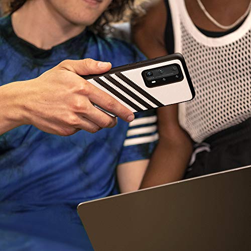 【処分品につき返品不可】adidas アディダス Huawei P40 Pro ケース android カバー スマホケース 耐衝撃 TPU SAMBA ホワイト/ブラック ※当店限定1年保証※