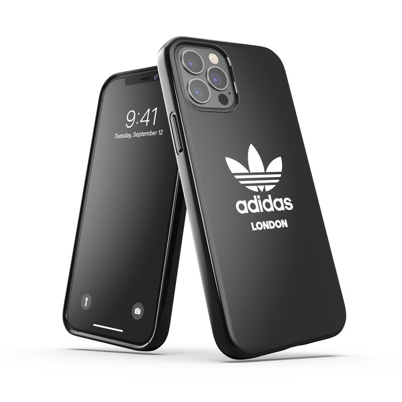 アディダス スマホケース メンズ adidas アディダス スマホケース iPhone12 / iPhone12pro ケース アイフォン カバー スマホケース 耐衝撃 TPU 都市シリーズ ロンドン ロゴ ブラック 黒 ※当店限定1年保証※