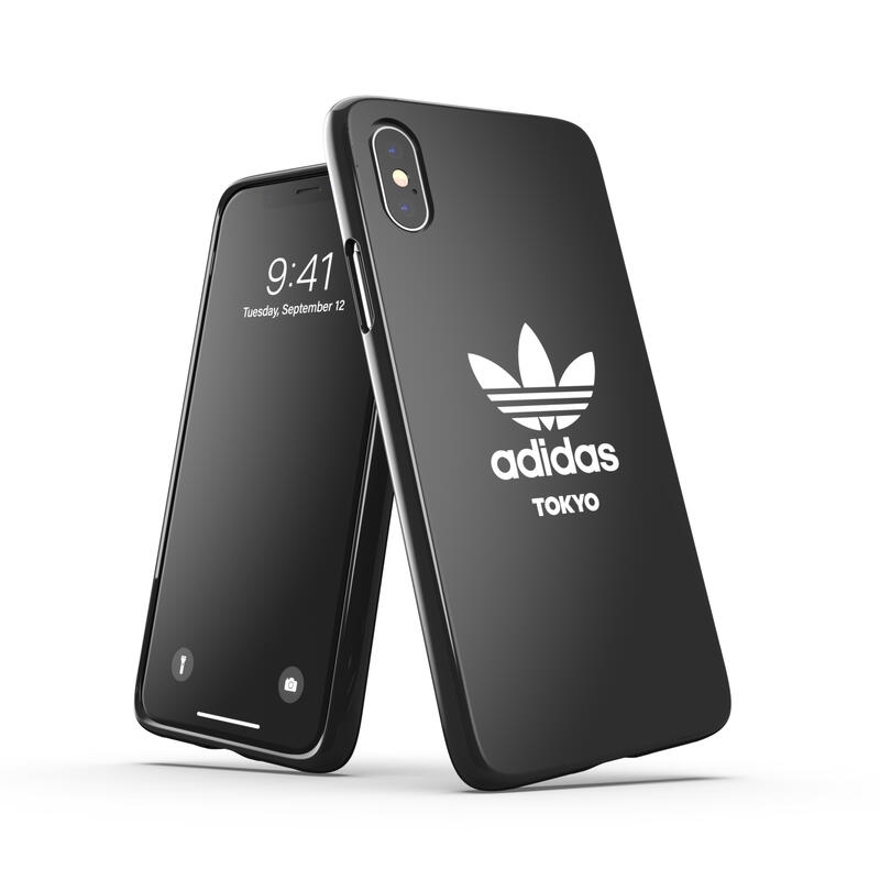 アディダス スマホケース メンズ adidas アディダス スマホケース iPhone X / iPhone XS ケース アイフォン カバー スマホケース 耐衝撃 TPU 都市シリーズ 東京(トーキョー) ロゴ ブラック 黒 ※当店限定1年保証※