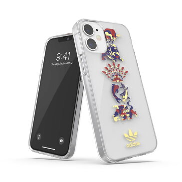 adidas アディダス スマホケース iPhone 12 Mini ケース クリアケース スマホケース アイフォン カバー 耐衝撃 TPU CNY チャイニーズニューイヤー 旧正月デザイン カラフル