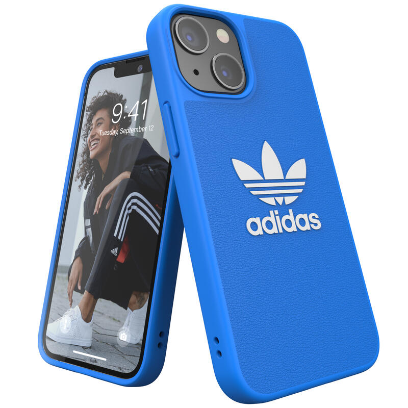 アディダス スマホケース メンズ adidas アディダス スマホケース iPhone 13 Mini ケース アイフォン カバー スマホケース 耐衝撃 TPU BASIC ブルーバード 青 ※当店限定1年保証※