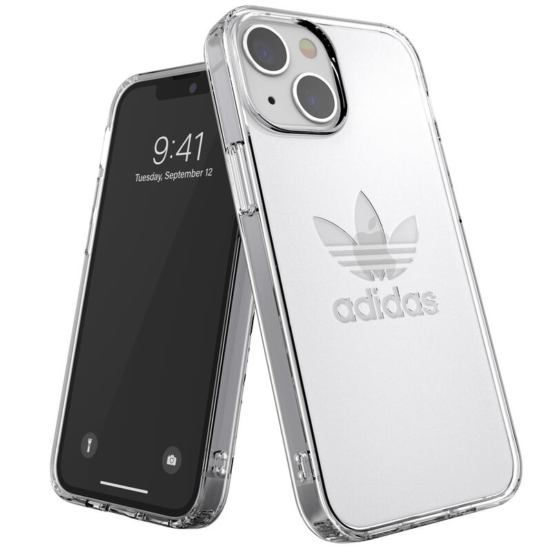 アディダス スマホケース メンズ adidas アディダス スマホケース iPhone 13 Mini ケース クリアケース スマホケース アイフォン カバー 耐衝撃 TPU ビッグ・ロゴ クリアカラー 透明 ※当店限定1年保証※