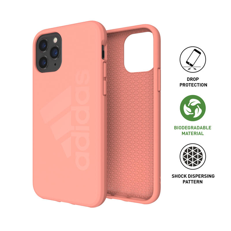 adidas アディダス スマホケース iPhone 11 Pro ケース アイフォン カバー スマホケース 耐衝撃 TPU Terra バイオ 環境にやさしい ピンク