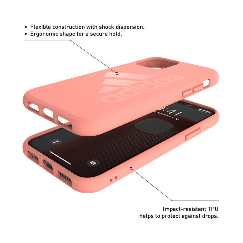 adidas アディダス スマホケース iPhone 11 Pro ケース アイフォン カバー スマホケース 耐衝撃 TPU Terra バイオ 環境にやさしい ピンク