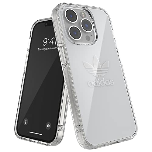 adidas アディダス スマホケース iPhone14 Pro ケース iPhone 14 pro クリアケース iPhone14pro アイフォン カバー アイフォン14プロ アイフォーン14 プロ 耐衝撃 TPU ロゴ クリアカラー 透明 シンプル 送料無料 おしゃれ かわいい 人気 アイフォンケース スマホカバー