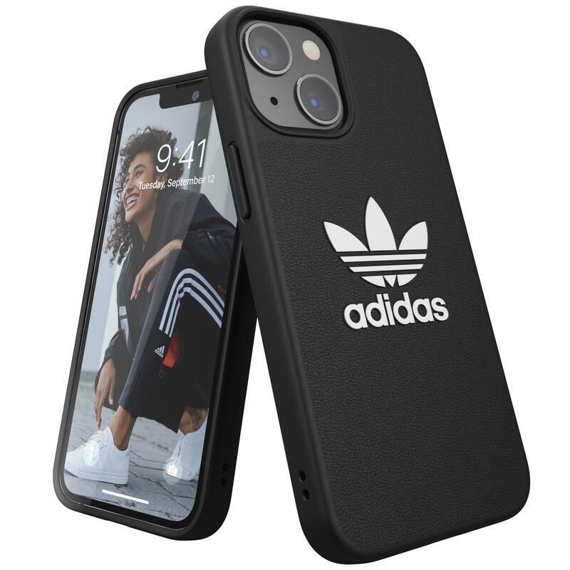 アディダス スマホケース メンズ adidas アディダス スマホケース iPhone 13 Mini ケース アイフォン カバー スマホケース 耐衝撃 TPU BASIC ブラック 黒 ※当店限定1年保証※