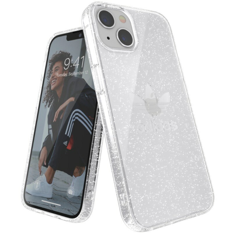 adidas アディダス iPhone 13 ケース クリア