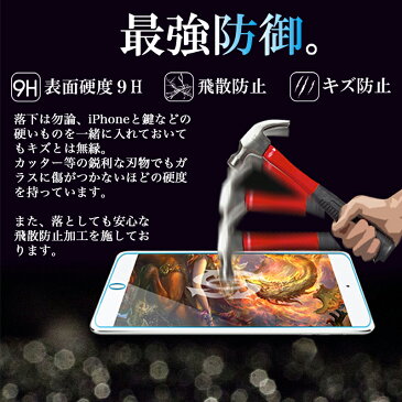 iPad 9.7 保護フィルム ブルーライトカット ガラスフィルム 最新型 対応 日本製ガラス 素材 使用 新型 【送料無料】