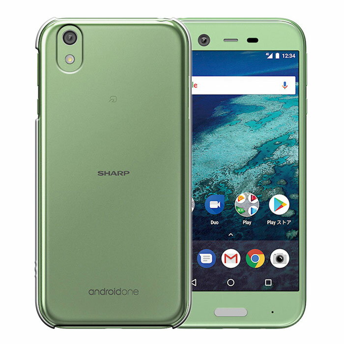 Android One X1 ケース Y!mobile アンドロイド ワン X1 ケース カバー ハードケース スマホケース 透明