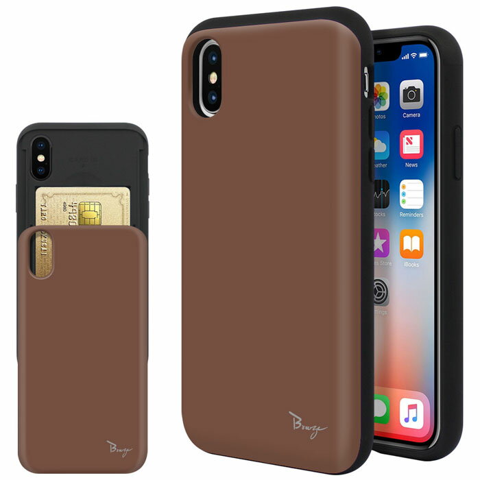 Apple iphone X iphoneX ケース iphone X カバー アイフォンX ケース 背面カード バンパーケース bumper case スマホケース き 耐衝撃 ..