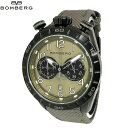 BOMBERG ボンバーグ 新品・アウトレット あす楽 腕時計 BB-68 NS44CHPBA.207.9 メンズ ナイロンカーキストラップ クォーツ クロノ スイス製 並行輸入品 送料無料