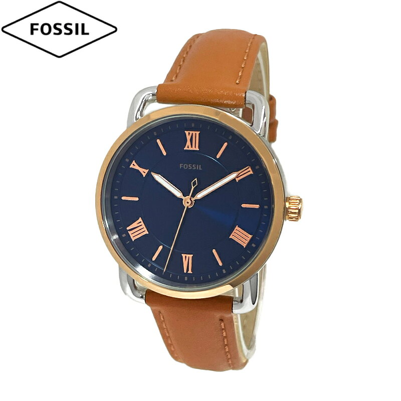 C, D, T, R, W - 【在庫ラスト1点です!!】FOSSIL フォッシル 腕時計 新品・アウトレット ES4825 コープランド 青 三針 レディース クォーツ 並行輸入品