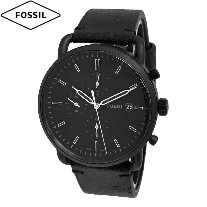 FOSSIL フォッシル 腕時計 新品・アウトレット COMMUTER FS5504 メンズ クォーツ クロノグラフ 革ベルト 並行輸入品