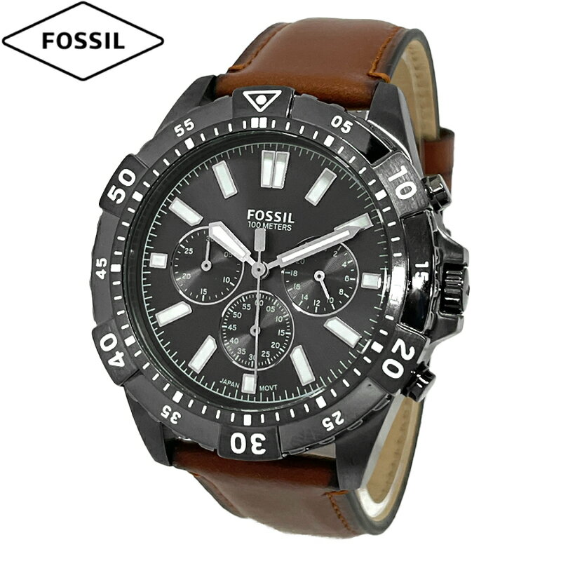 フォッシル ビジネス腕時計 メンズ FOSSIL フォッシル 腕時計 新品・アウトレット GARRETT FS5770 メンズ クォーツ クロノグラフ 革ベルト 並行輸入品