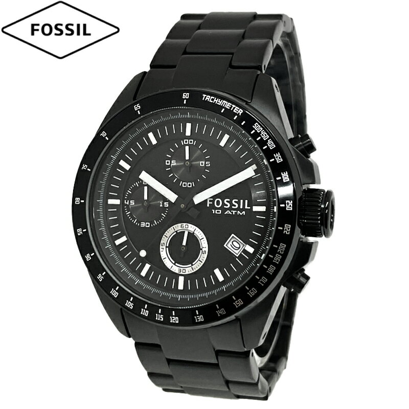 FOSSIL フォッシル 腕時計 新品・アウトレット CH2601IE DECKER ディッカー クロノグラフ 黒 ステンレススチール クォーツ 並行輸入品