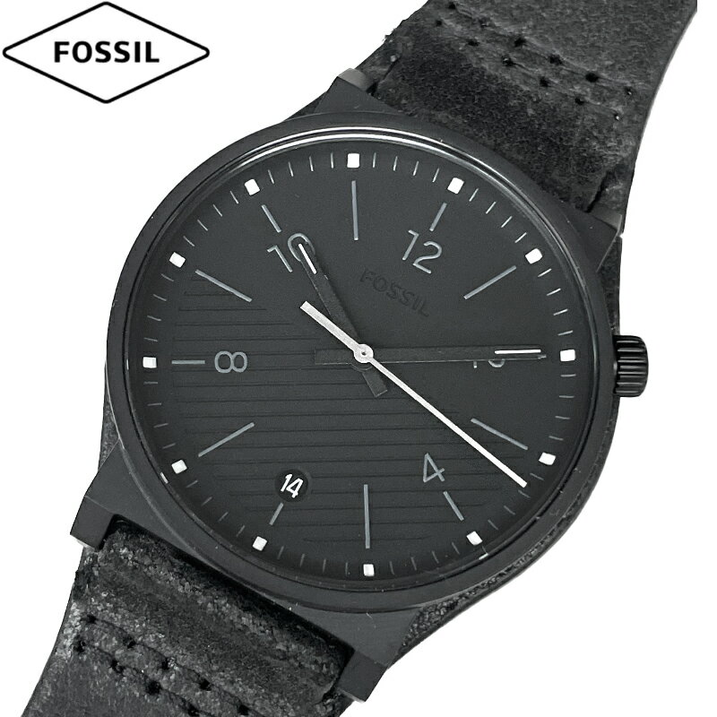【在庫ラスト1点です!!】FOSSIL フォッシル 腕時計 新品・アウトレット Barstow FS5511 メンズ クォーツ ブラックレザーベルト 並行輸入品
